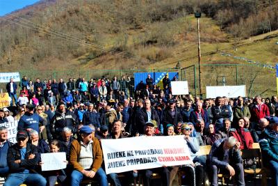 Protesti protiv gradnje MHE u dolini Neretvice, 22.02.2020