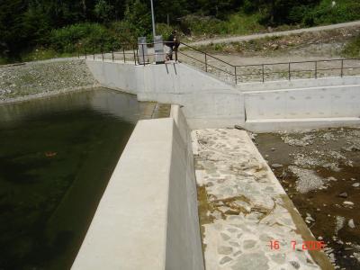 Vodozahvat MHE Jezernica 2006 godine